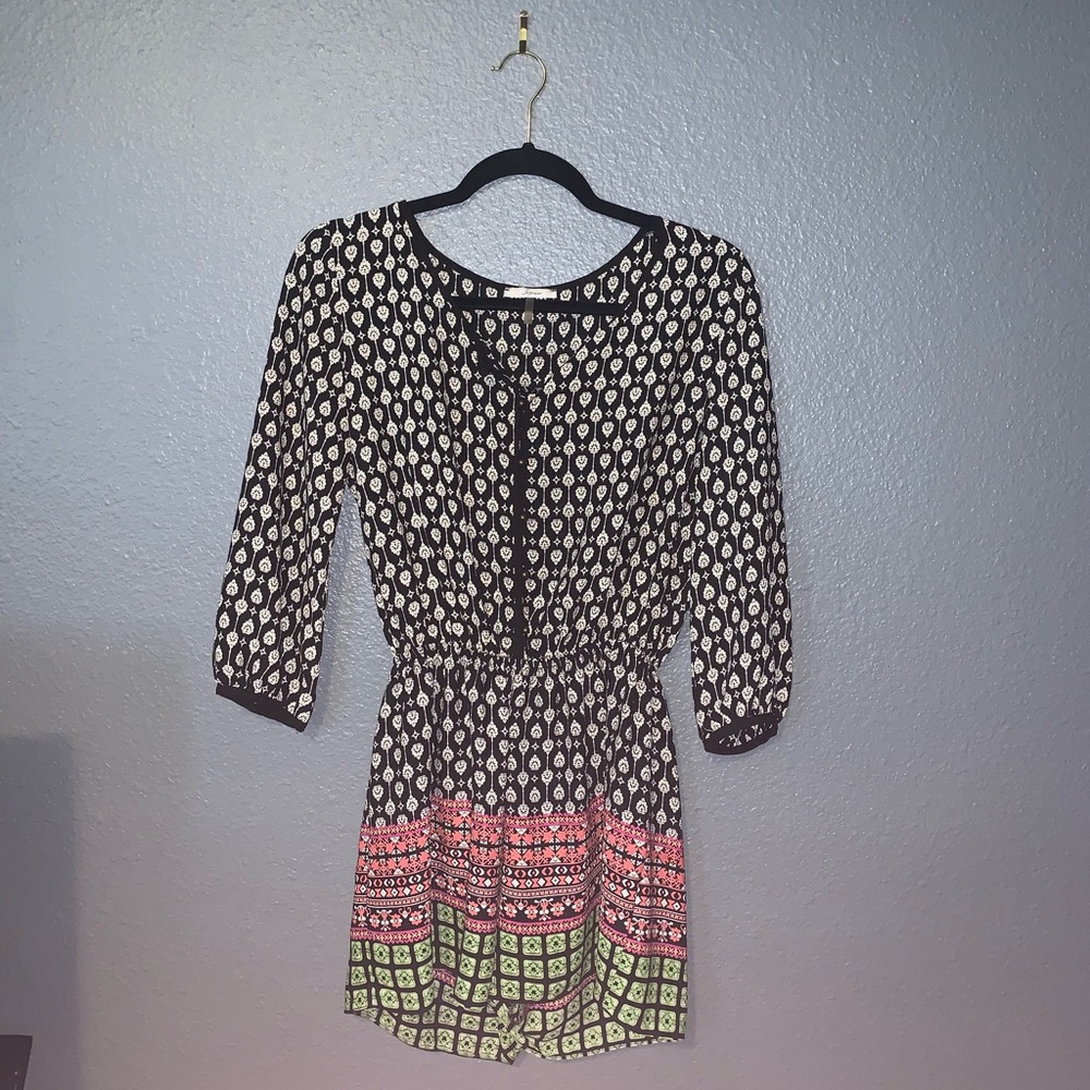 Soprano Multicolored Romper (Size S)